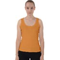 Cadmium Orange - Velvet Tank Top View1