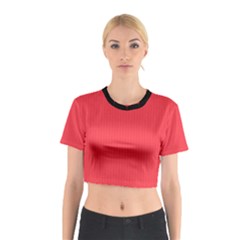 Red Salsa - Cotton Crop Top by FashionLane