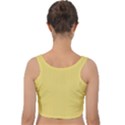 Jasmine Yellow - Velvet Crop Top View2