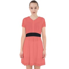 Living Coral - Adorable In Chiffon Dress by FashionLane