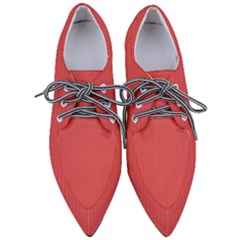 Valentine Red - Pointed Oxford Shoes by FashionLane