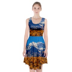 Aconcagua Park Landscape, Mendoza, Argentina Racerback Midi Dress by dflcprintsclothing