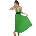 Just Green - Backless Maxi Beach Dress View1