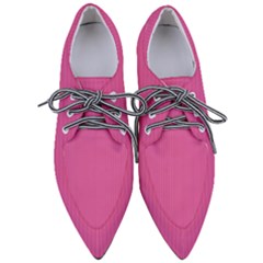 Just Pink - Pointed Oxford Shoes by FashionLane