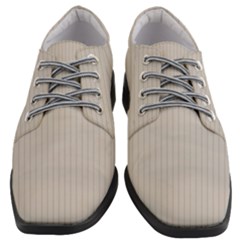 Pale Grey - Women Heeled Oxford Shoes by FashionLane