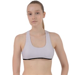 Pale Mauve - Criss Cross Racerback Sports Bra by FashionLane