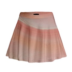 Pink Sky Mini Flare Skirt by WILLBIRDWELL