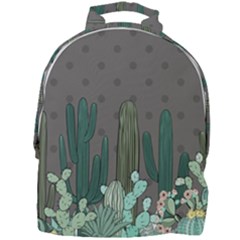 Cactus Plant Green Nature Cacti Mini Full Print Backpack by Mariart