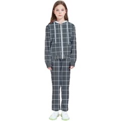 Gray Plaid Kids  Tracksuit by goljakoff