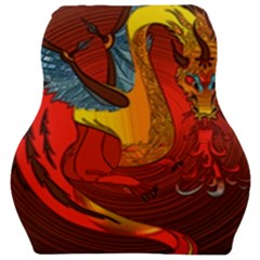 Dragon Metallizer Car Seat Velour Cushion  by HermanTelo