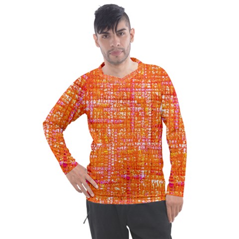 Mosaic Tapestry Men s Pique Long Sleeve Tee by essentialimage