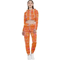 Mosaic Tapestry Cropped Zip Up Lounge Set by essentialimage