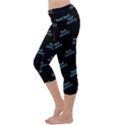 Just Beauty Words Motif Print Pattern Capri Yoga Leggings View2