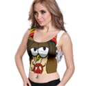  Rainbow Stoner Owl Crop Top View1