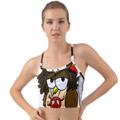  Rainbow Stoner Owl Mini Tank Bikini Top by IIPhotographyAndDesigns