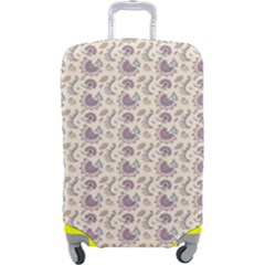 Baatik Floral Print 4 Luggage Cover (large) by designsbymallika