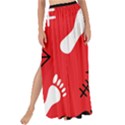 RED Maxi Chiffon Tie-Up Sarong View1