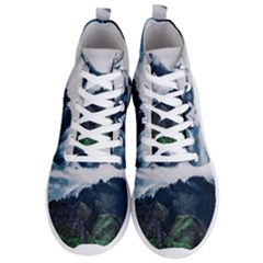 Blue Whales Dream Men s Lightweight High Top Sneakers by goljakoff