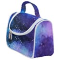 Blue space paint Satchel Handbag View1