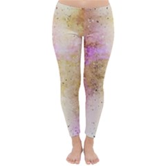 Golden Paint Classic Winter Leggings by goljakoff