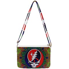 Grateful Dead - Double Gusset Crossbody Bag by Sapixe