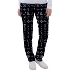 Alchemical Symbols - Collected Inverted Women s Casual Pants by WetdryvacsLair