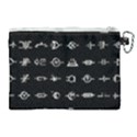 Electrical Symbols Callgraphy Short Run Inverted Canvas Cosmetic Bag (XL) View2