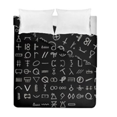 Hobo Signs Collected Inverted Duvet Cover Double Side (full/ Double Size) by WetdryvacsLair