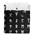 Elder Futhark Rune Set Collected Inverted Duvet Cover Double Side (Full/ Double Size) View1