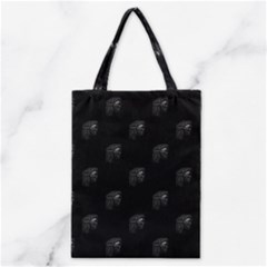 Arfican Head Sculpture Motif Print Pattern Classic Tote Bag by dflcprintsclothing