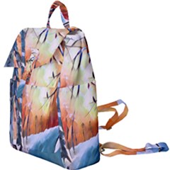 Paysage D hiver Buckle Everyday Backpack by sfbijiart