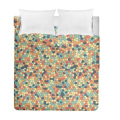 Mosaic Print 2 Duvet Cover Double Side (full/ Double Size) by designsbymallika