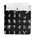 Ogham Rune Set Complete Inverted Duvet Cover Double Side (Full/ Double Size) View1