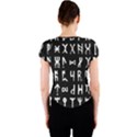 Macromannic Runes Collected Inverted Crew Neck Crop Top View2