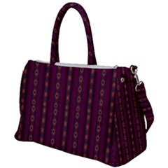 Maroon Sprinkles Duffel Travel Bag by Sparkle