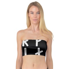 Younger Futhark Rune Set Collected Inverted Bandeau Top by WetdryvacsLair