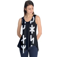 Younger Futhark Rune Set Collected Inverted Sleeveless Tunic by WetdryvacsLair