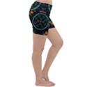 Mandala - 0006 - Floating Free Lightweight Velour Yoga Shorts View3