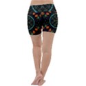 Mandala - 0006 - Floating Free Lightweight Velour Yoga Shorts View4