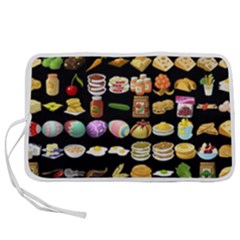 Glitch Glitchen Food Pattern One Pen Storage Case (s) by WetdryvacsLair