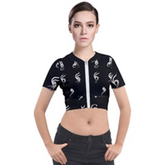 Katzen Cats Short Sleeve Cropped Jacket by WetdryvacsLair