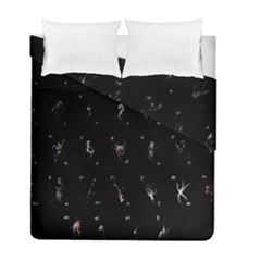 Brush And Ink Card Sequence Collected Duvet Cover Double Side (full/ Double Size) by WetdryvacsLair