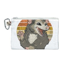 Possum  Canvas Cosmetic Bag (medium) by Valentinaart