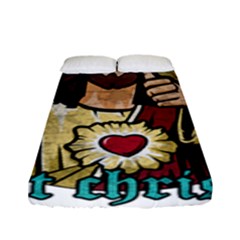 Buddy Christ Fitted Sheet (full/ Double Size) by Valentinaart