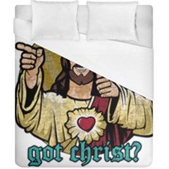 Buddy Christ Duvet Cover (california King Size) by Valentinaart