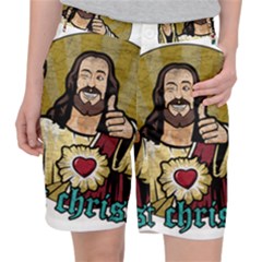 Buddy Christ Pocket Shorts by Valentinaart