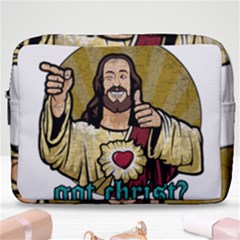 Buddy Christ Make Up Pouch (large) by Valentinaart