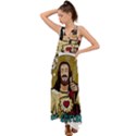 Buddy Christ V-Neck Chiffon Maxi Dress View1