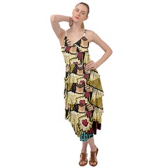 Buddy Christ Layered Bottom Dress by Valentinaart