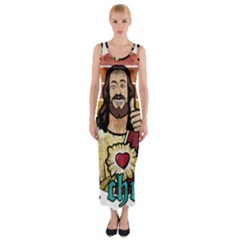 Got Christ? Fitted Maxi Dress by Valentinaart